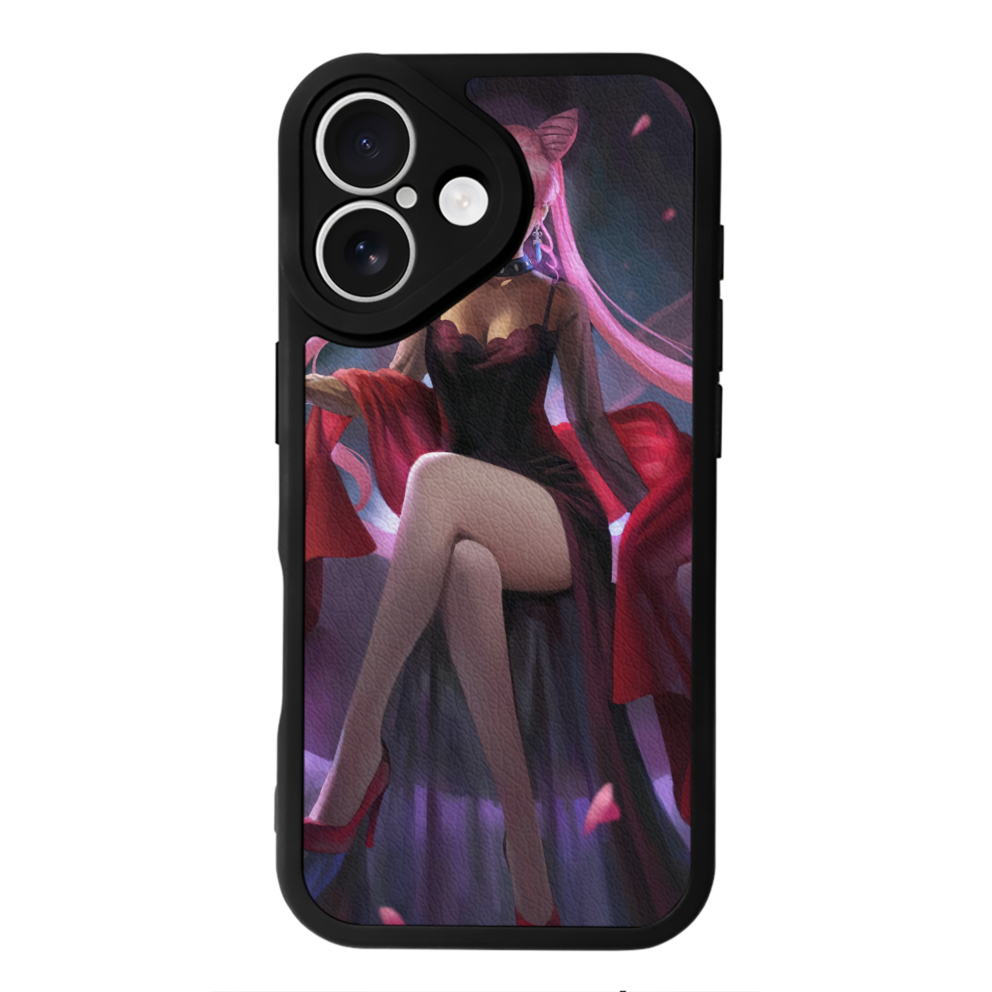 （画像用） 美少女戦士セーラームーン Sailor Moon 【iPhone 16シリーズ対応】シリコンスマホケース（レザー調） 材質：シリコン